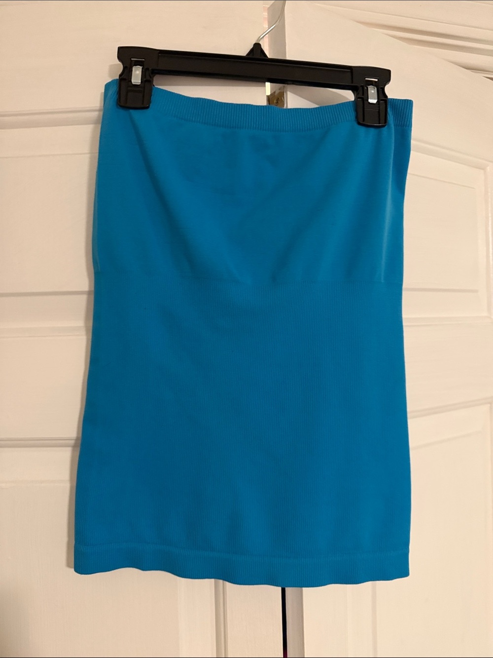 Seamless Bright Blue Strapless Tube Top - Women's